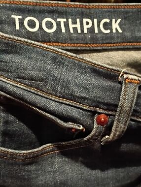 Toothpick Women’s Dark Blue Skinny Jeans